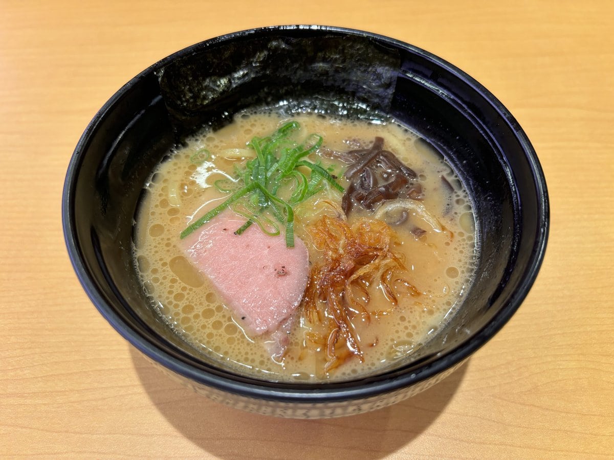 スシロー　濃厚味噌ラーメン