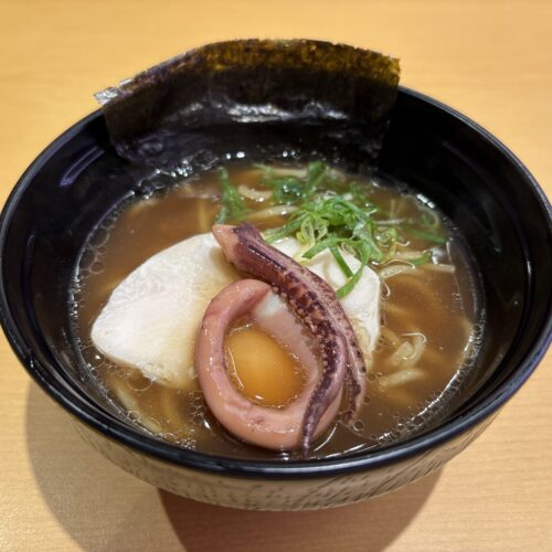 スシロー　能登小木港いかのせいか白湯醤油ラーメン