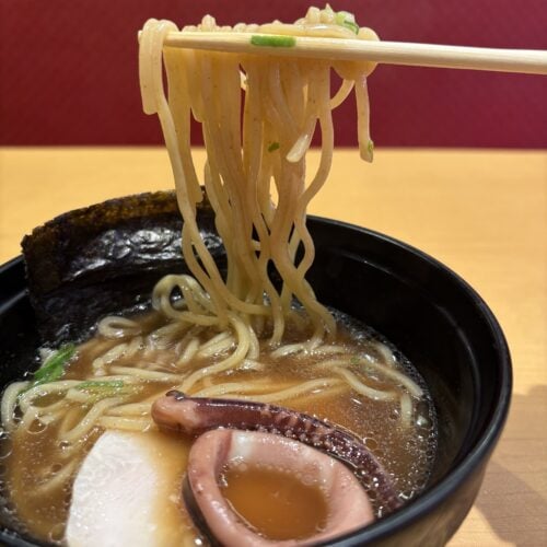 スシロー　能登小木港いかのせいか白湯醤油ラーメン