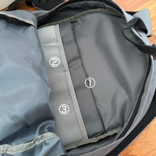 Standard Products　取り出しやすいリュック グレー