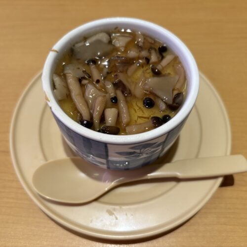スシロー　きのこたっぷりあんかけ茶碗蒸し