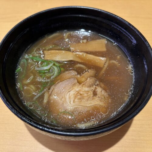 スシロー　和歌山豚骨しょうゆラーメン