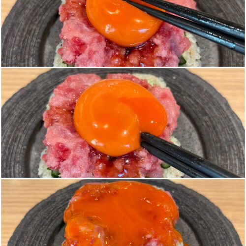 杉玉　黄金とろたく“絶品”薬味巻き