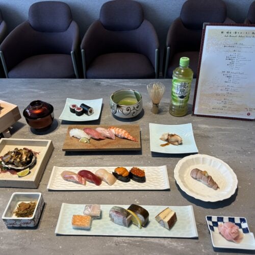 大阪・関西万博　ラウンジ＆ダイニング　カウンターエリア コース料理