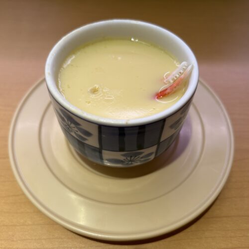 スシロー 本ずわい蟹の茶碗蒸し