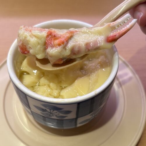 スシロー 本ずわい蟹の茶碗蒸し