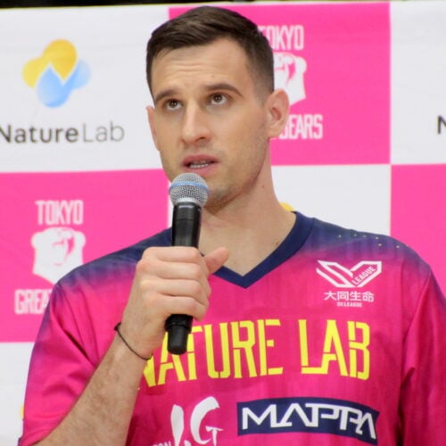 東京グレートベアーズに新加入したヤン・コザメルニク