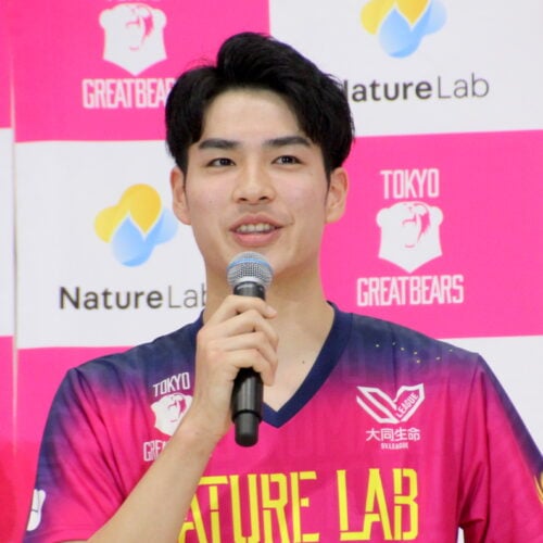 東京グレートベアーズに新規加入した川野琢磨