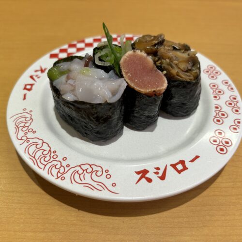 スシロー　北海道軍艦3貫盛り