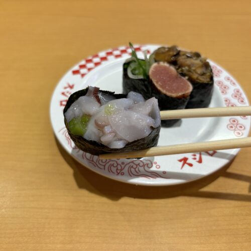 スシロー　北海道軍艦3貫盛り
