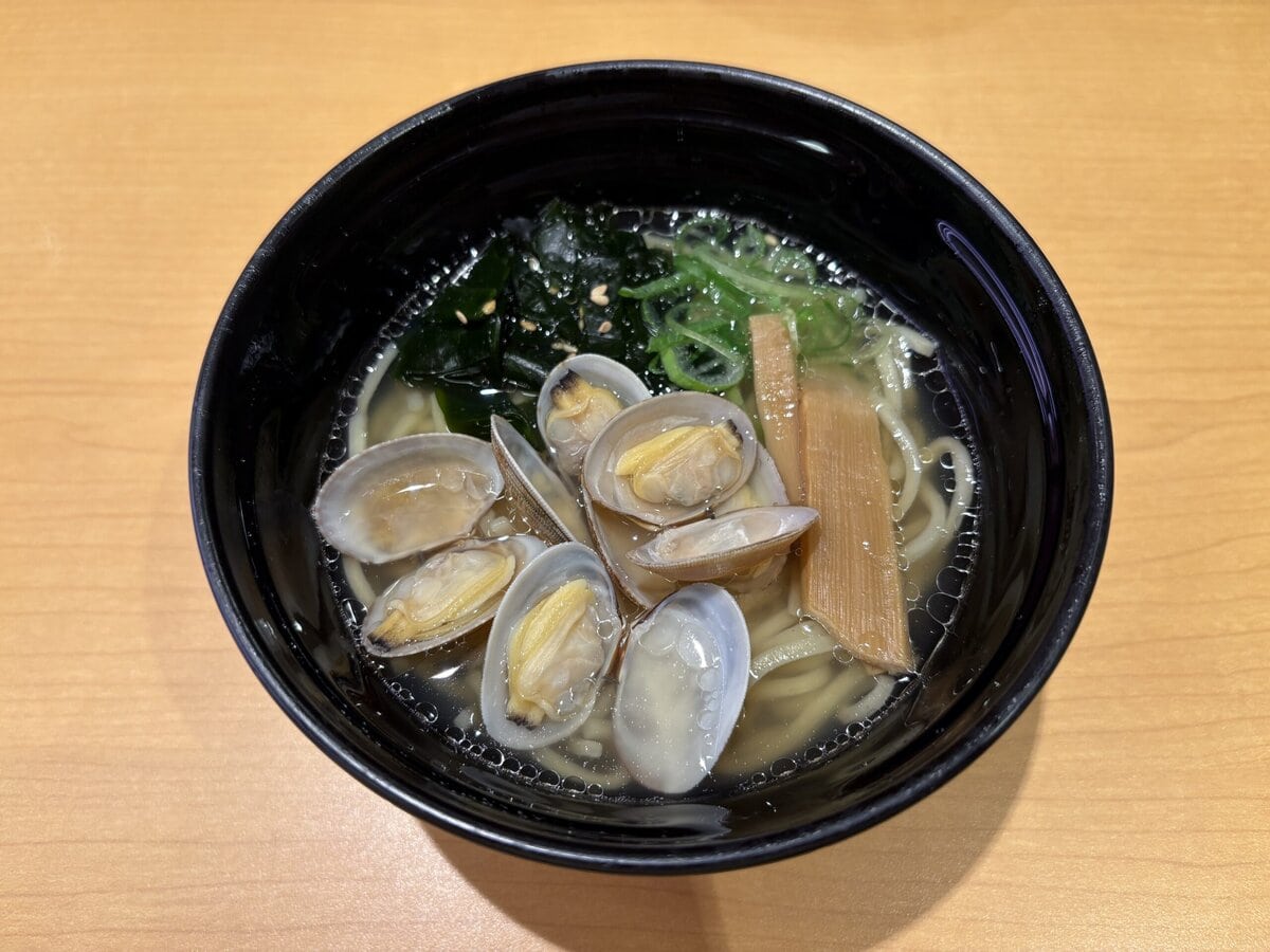 スシロー貝塩ラーメン