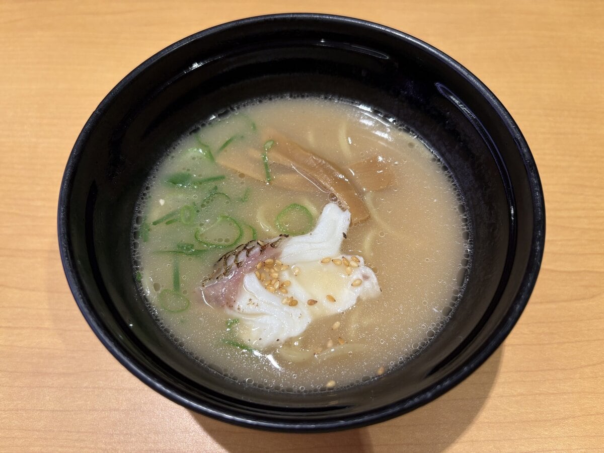 スシロー鯛白湯ラーメン