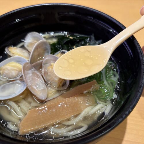 スシロー貝塩ラーメン