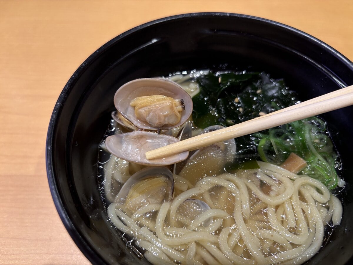 スシロー貝塩ラーメン