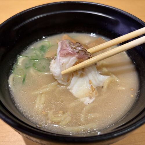 スシロー鯛白湯ラーメン