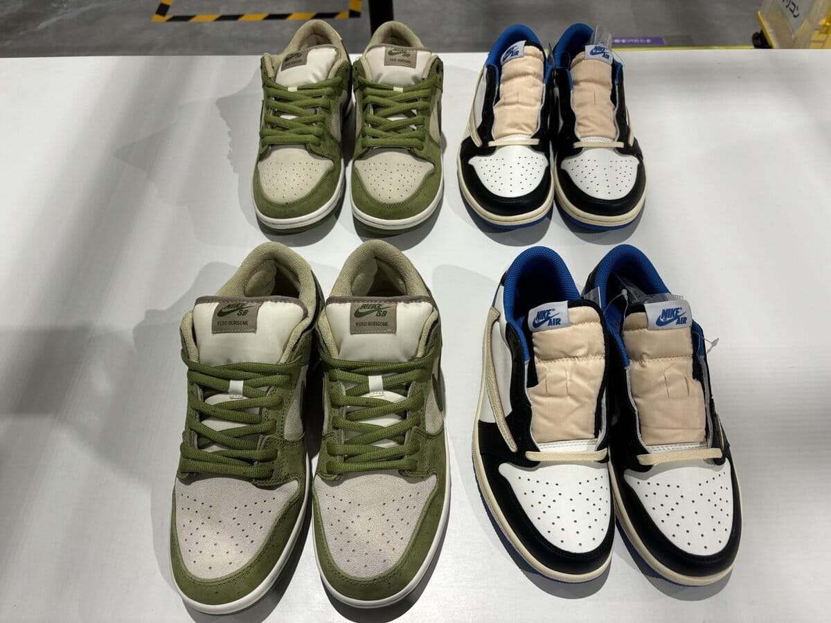 スニダンベース　X線透過装置　スニーカー例