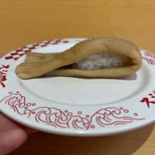 スシロー　やわらか穴子にぎり