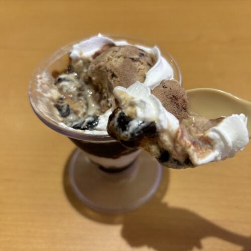 スシロー　クッキーアイスのコーヒードルチェ
