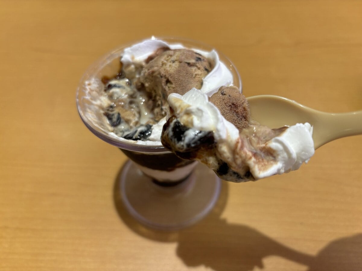 スシロー　クッキーアイスのコーヒードルチェ