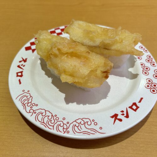 スシロー　真だらの天ぷらにぎり