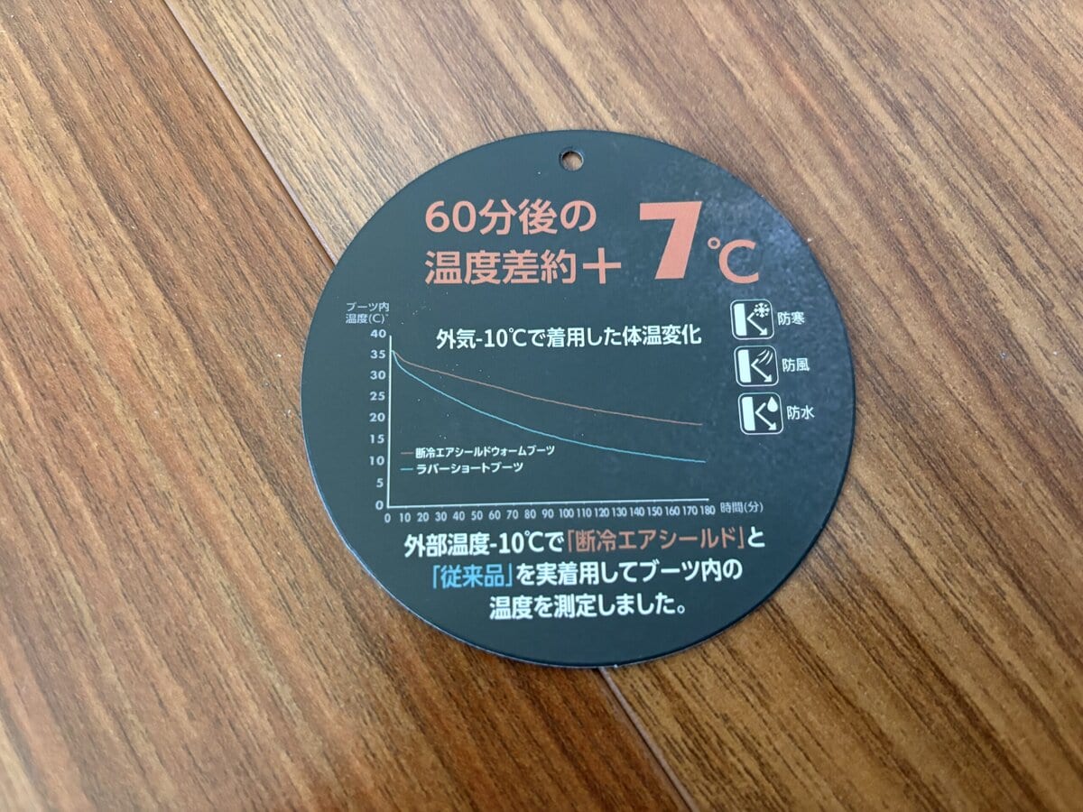 コメリ　SOLVIC（ソルビック）　断冷エアーシールド　ウォームブーツ