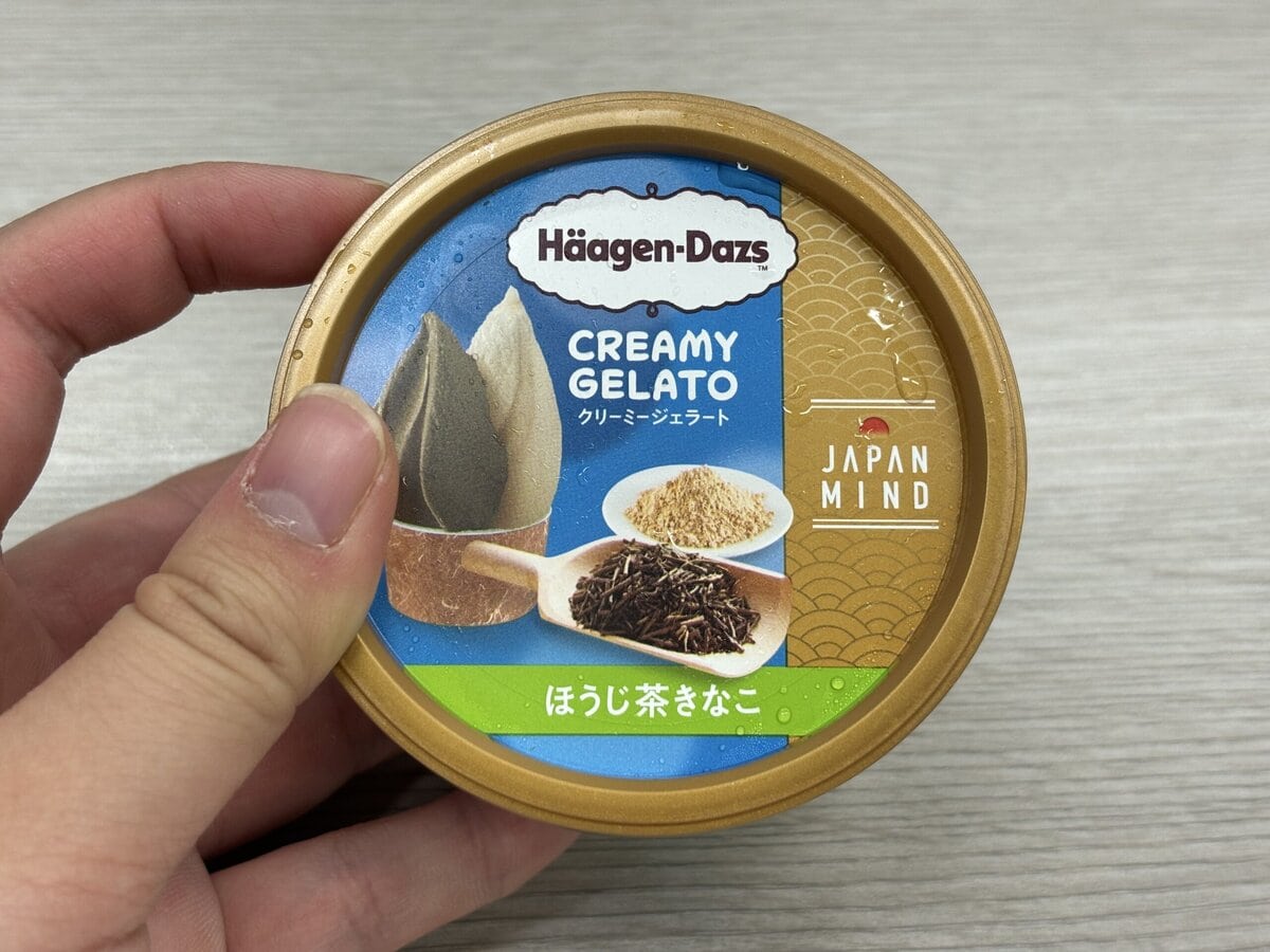 ハーゲンダッツ　ミニカップ CREAMY GELATO『ほうじ茶きなこ』