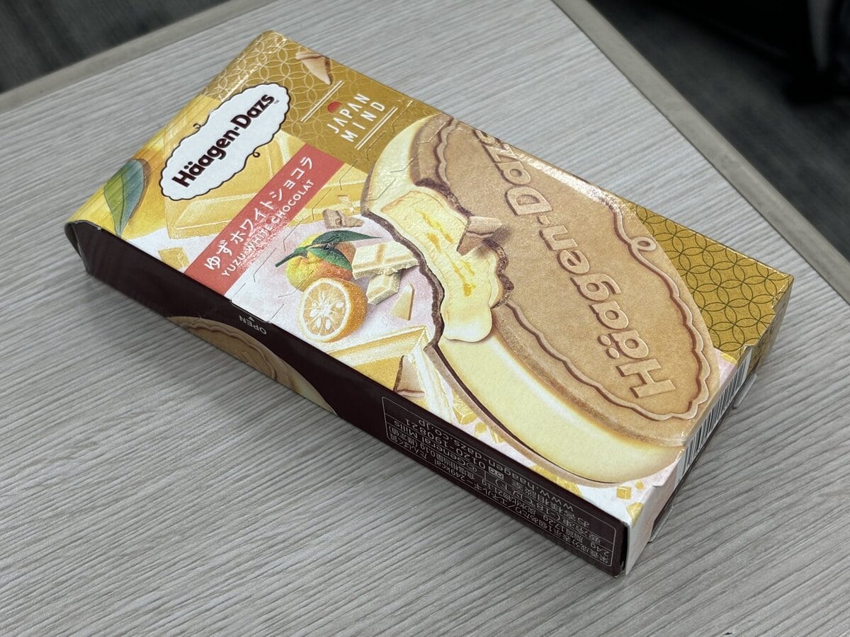 ハーゲンダッツ　ハーゲンダッツ クリスピーサンド『ゆずホワイトショコラ』