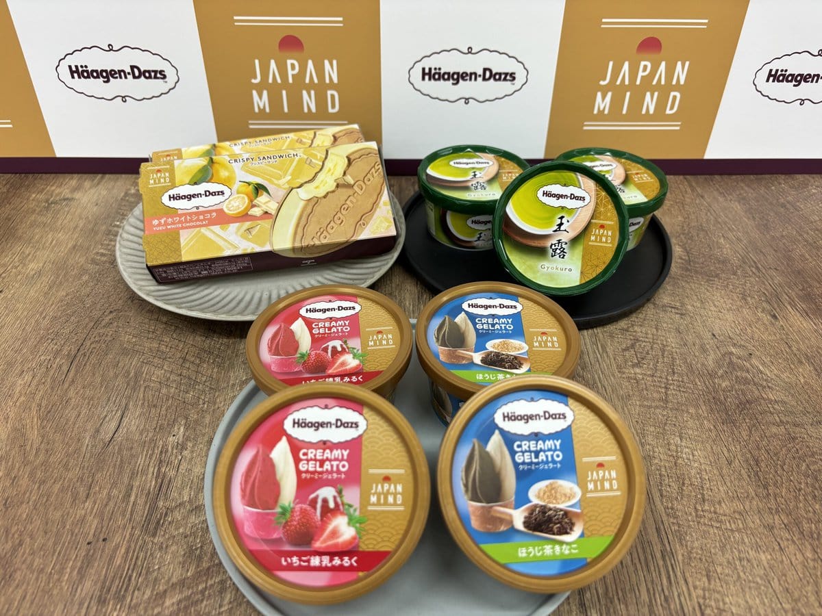 ハーゲンダッツ　夏の新プロジェクト「JAPAN MIND」4種