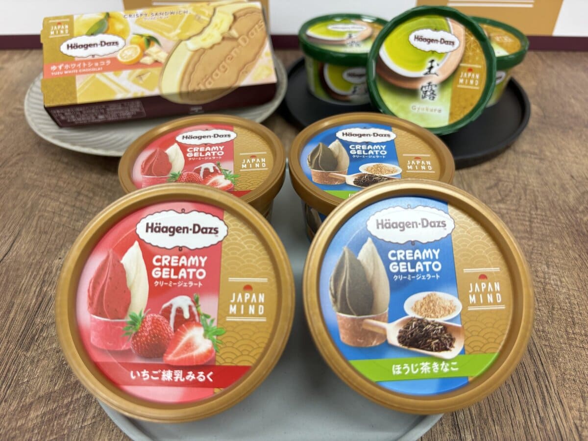 ハーゲンダッツ　夏の新プロジェクト「JAPAN MIND」4種