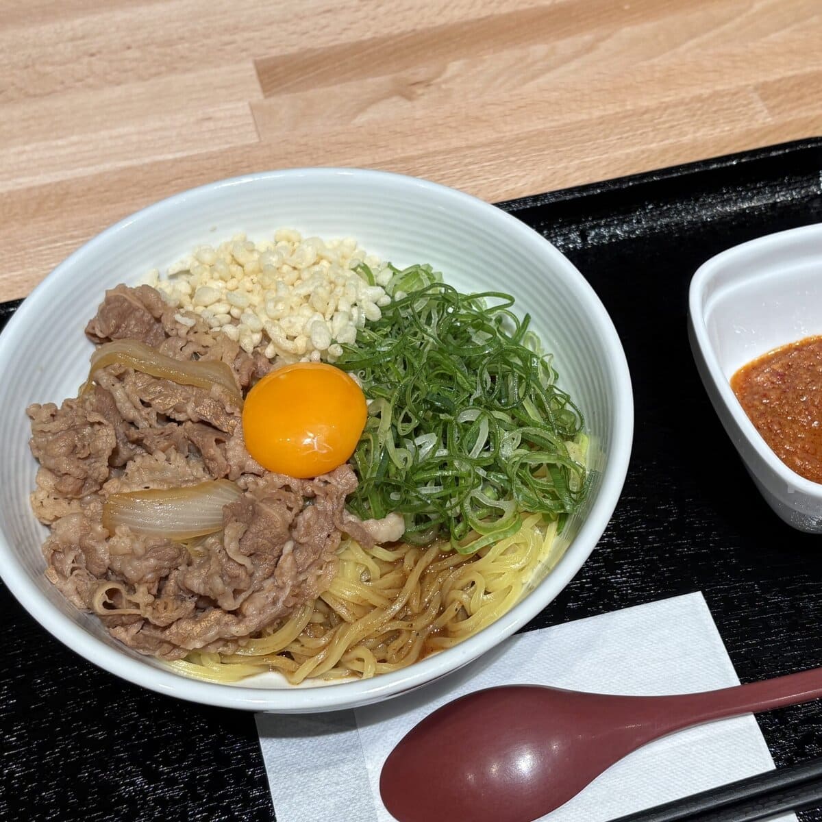 吉野家　牛玉スタミナまぜそば