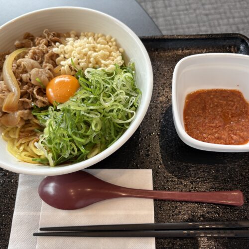 吉野家　牛玉スタミナまぜそば