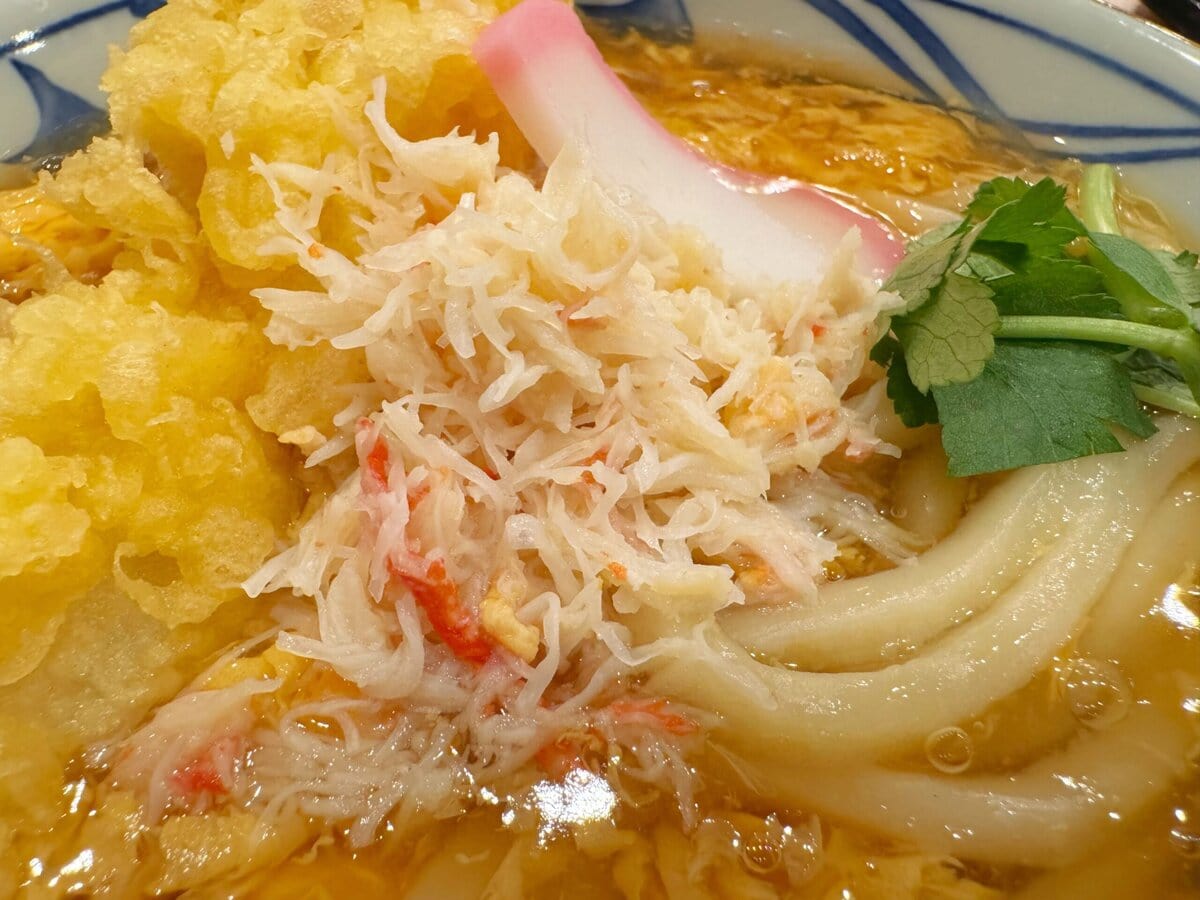 贅沢に盛り付けられた本ずわい蟹のほぐし身