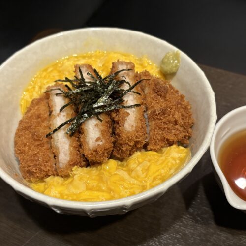 快活CLUB　快カツまかない丼（和風だし付）