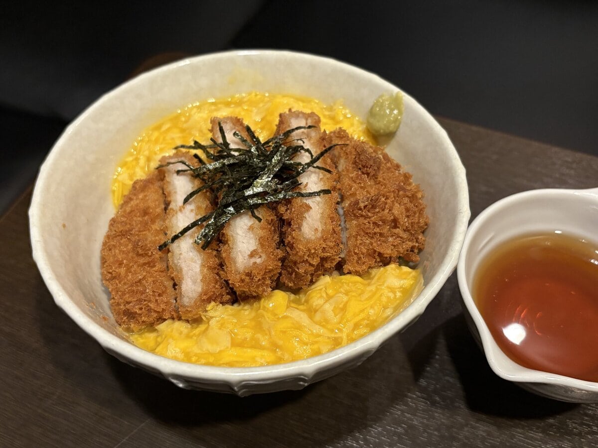 快活CLUB　快カツまかない丼（和風だし付）