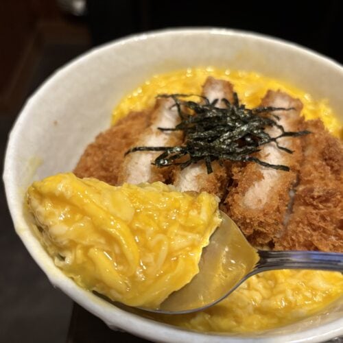 快活CLUB　快カツまかない丼（和風だし付）