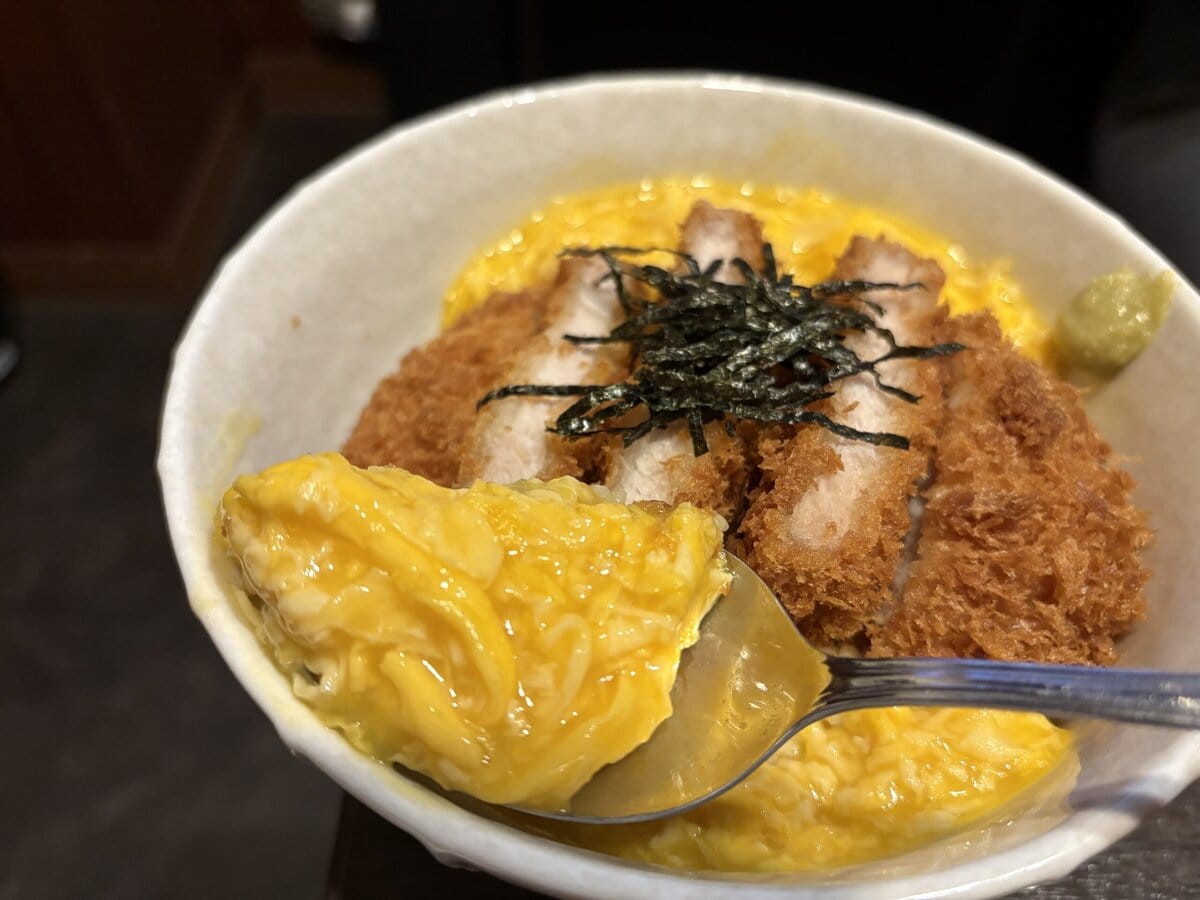 快活CLUB　快カツまかない丼（和風だし付）