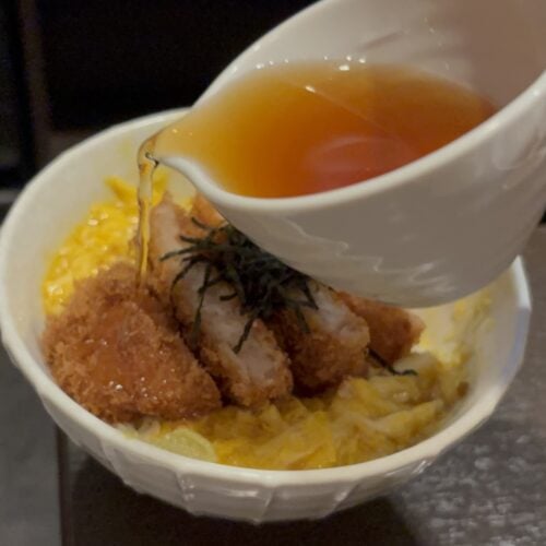 快活CLUB　快カツまかない丼（和風だし付）