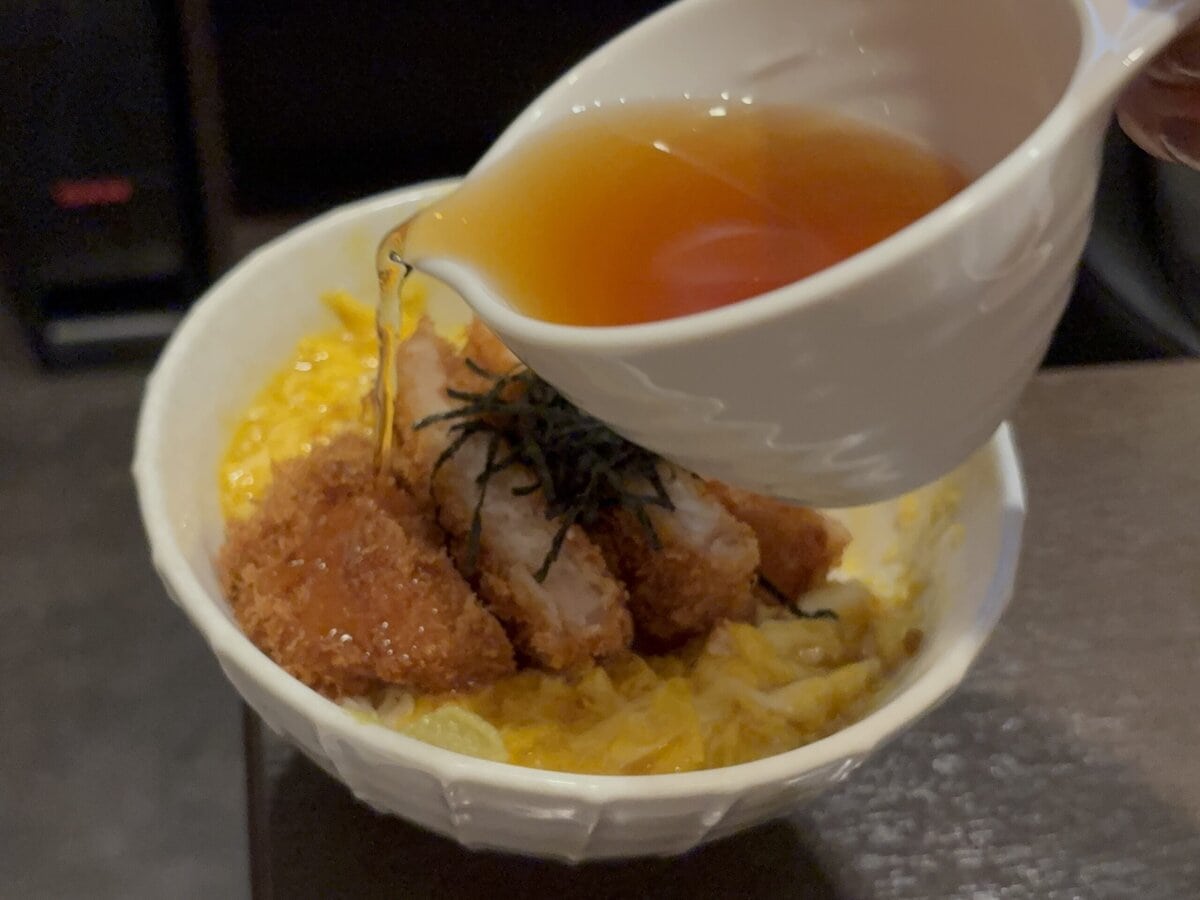 快活CLUB　快カツまかない丼（和風だし付）