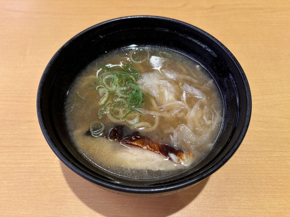 スシロー　濃厚鯖節ラーメン