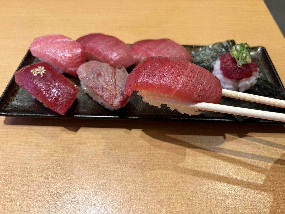 スシロー　天然本鮪7貫盛り