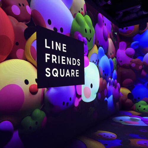 LINE FRIENDS SQUARE SHIBUYA 地下1階　メディアゾーン
