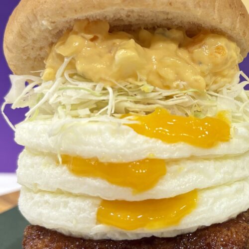ケンタッキーフライドチキン　トリプル月見バーガー