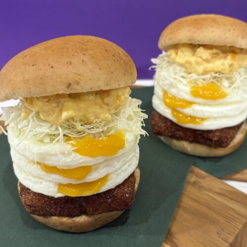 ケンタッキーフライドチキン　トリプル月見バーガー