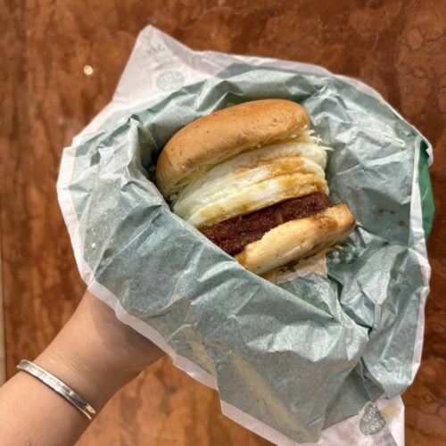 ケンタッキーフライドチキン　トリプル月見バーガー
