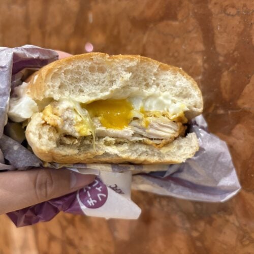 ケンタッキーフライドチキン　月見チーズフィレバーガー