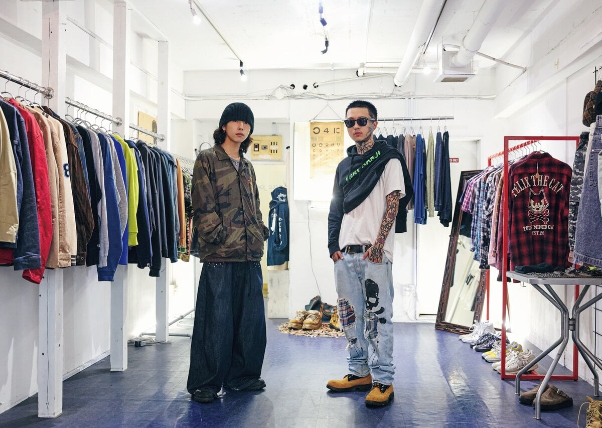 共にユーズドショップを運営するTASUKUさんとLOUPさん