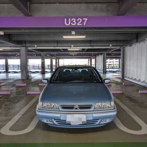 後藤さんが乗っていたシトロエン・エグザンティア。