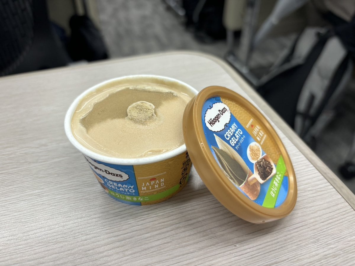 ハーゲンダッツ　ミニカップ CREAMY GELATO『ほうじ茶きなこ』