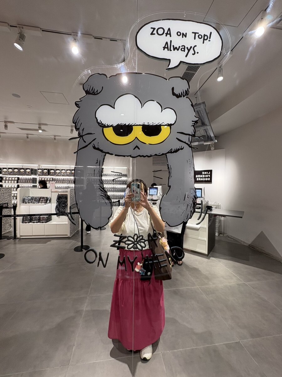 LINE FRIENDS SQUARE SHIBUYA 地下1階　ZO＆FRIENDS