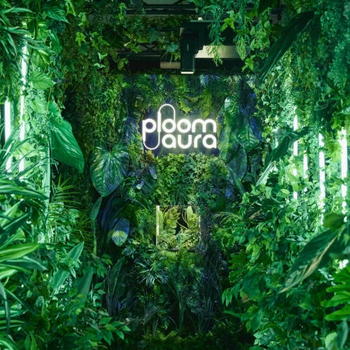 Ploom × NAKED, INC. ポップアップストア渋谷 アクアグリーン体感エリア